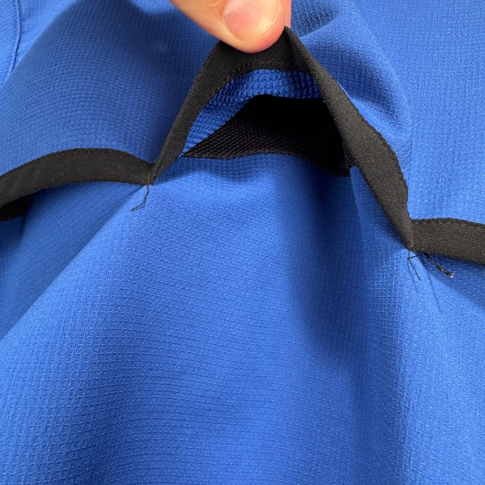 VTG Nike Sphere Windbreaker Jacket Men Large Blue Full Zip Gray Label 1990 90s - Picture 6 of 11